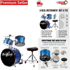 Elegant Blue Junior Drum Kit