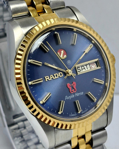 Vintage rado purple horse - purple, 2