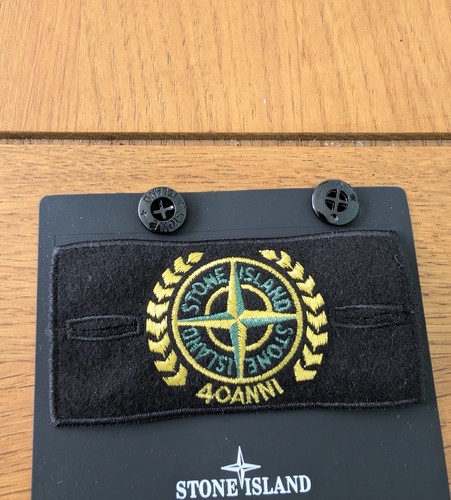 Stone island badge with - island,