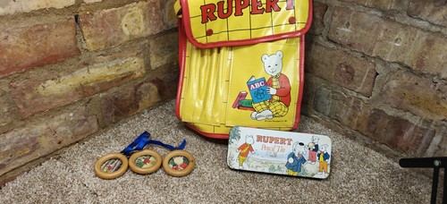 Vintage rupert the bear bag - vintage, /