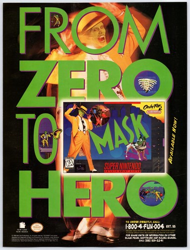 The mask video game snes - the,