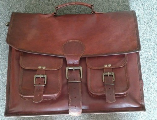 Men soft brown leather - men's,