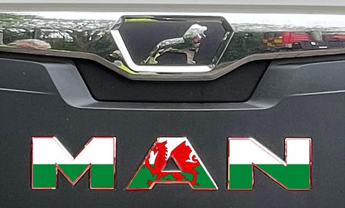 Man cab front badge - cab,