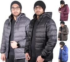 Mens Jacket Bomber Warm Padded