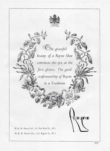 Original 1951 advert for rayne - advert,