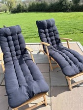 Wooden Steamer Chairs with