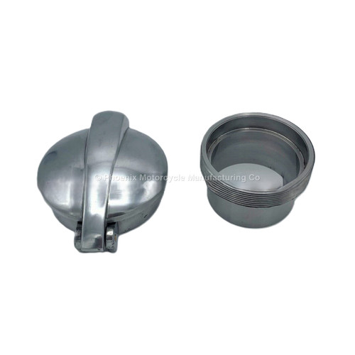 Polished aluminium - aluminium, 2.5"