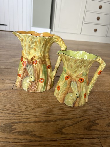 Burleigh ware jug pair hare - pair,