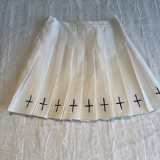 White Pleated Skirt/Skort With
