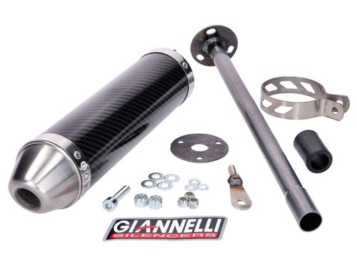Muffler giannelli carbon - muffler, for