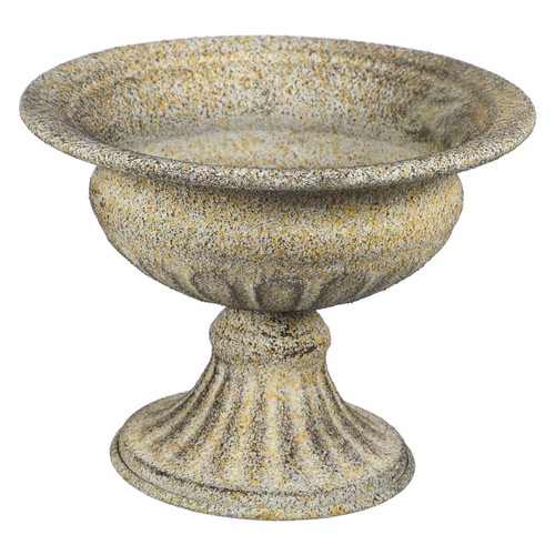 Vintage metal flower vase - vintage,