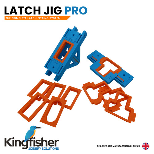 Door latch router jig pro - pro, 64mm