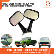 PAIR BLACK SIDE FENDER WING