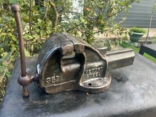 Vintage Record No 36P  RD. 666595 Heavy duty Quick Release Bench Vice 27.5 kg