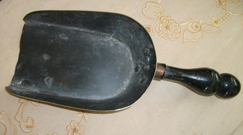 Vintage brass shovel - shovel,