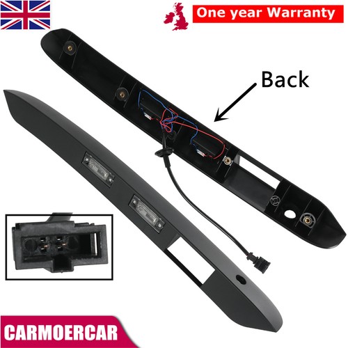 Rear number plate light cover - light,