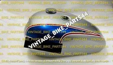 Triumph T140 Blue & Silver