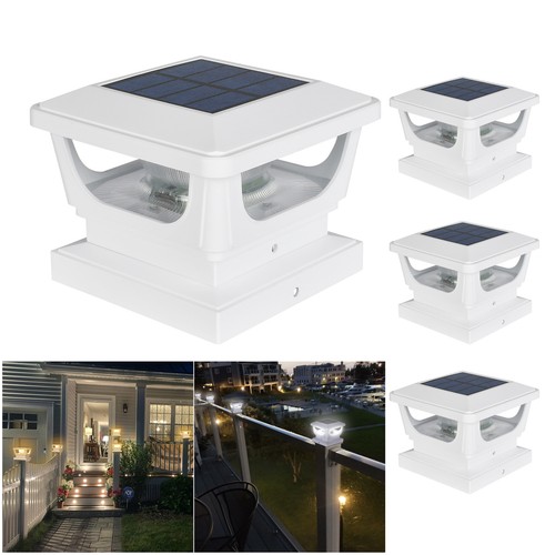 4pcs solar powered - 4pcs, led