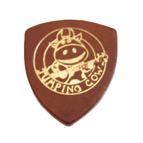 Leather pick plectrum - leather,
