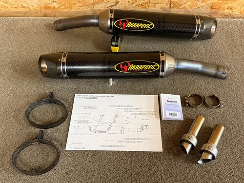 Akrapovic exhausts carbon