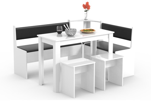 Corner bench group seating