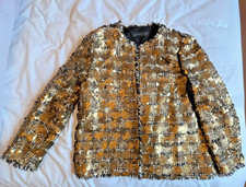 Zara Sequin Jacket M / UK 10 -