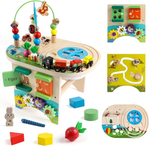 Wooden activity table with - table,