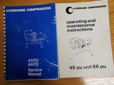 Hydrovane 45 and 66 PU Operating/Maintenance & Service Manuals