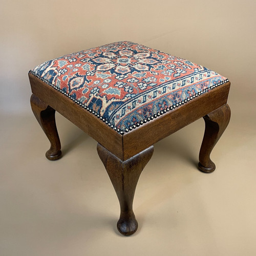 Antique wooden stool - wooden,
