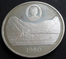 1980 St Helena 25p Crown