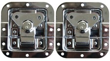 2x Butterfly Lock Medium Lockable Case Rack Lock Catch Lock