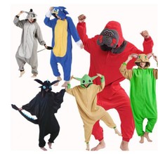 New Style Unisex Adult Animal Kigurumi Cosplay Pajama Costume Jumpsuit Xmas Hot