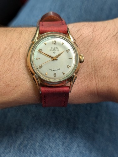 1950s men elgin dress watch - men's,