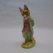 BESWICK WARE BEATRIX POTTER FOXY WISKERED GENTLEMAN '98 LTD FIGURINE FREE S&H AB