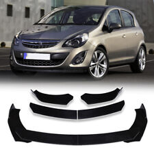 For Vauxhall Opel Corsa-E VXR Car Front Bumper Lip Spoiler Splitter Chin Glossy