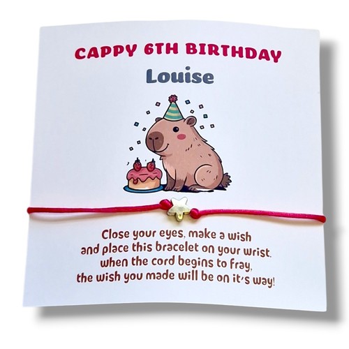 Capybara personalised birthday - personalised,