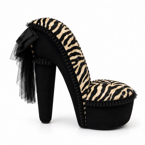 High heel shoe chair y2k - y2k, gold