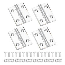 4 Pcs Clear Plastic Hinges