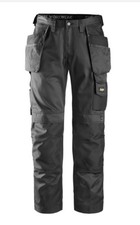 Snickers 3212 Craftsmen Holster Pocket Trousers Duratwill Black Size 188 W31 L28