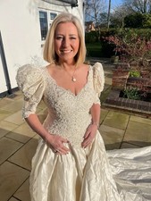 Mori Lee Ivory Silk Wedding