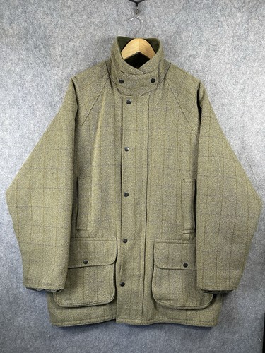 Saddle tweed shooting jacket - tweed,