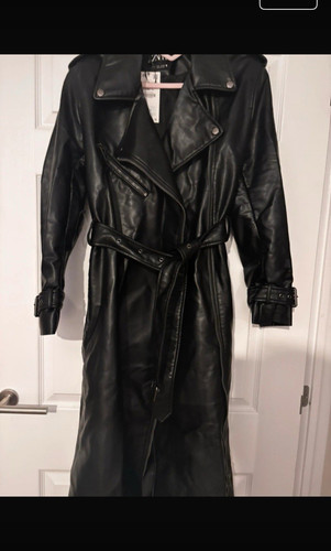 Zara women black faux - black,