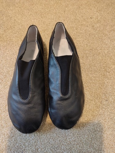 Bloch black leather jazz - leather,