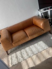 Tan Leather Large 2-Seater