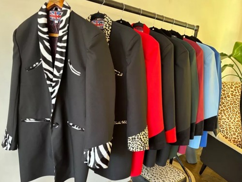 Teddy boy drape jacket black - teddy,