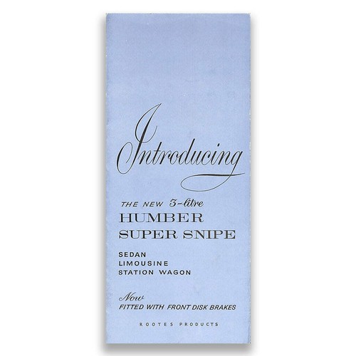 Humber super snipe - super, us