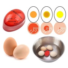 Egg Timer Perfect Boil Color Changing Kitchen Cook Heat Hard Medium Soft