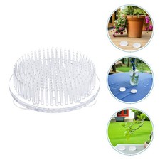  10 Pcs Flower Frogs for Arrangements Clear Plastic Pinholders Retainers