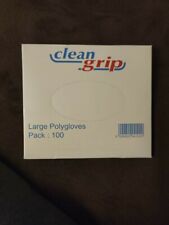 Disposable polythene gloves x 100 L size