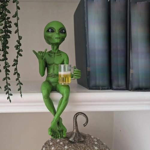 Green alien roswell - alien, space